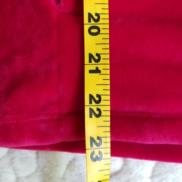 NEW Free People cherry red hoodie plush velour S - Picture 7 of 8